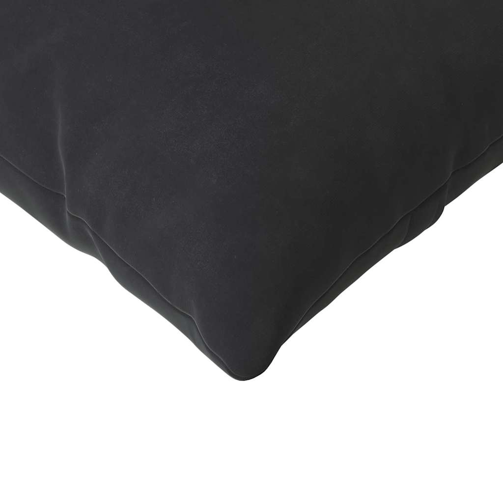 vidaXL Sofa Pillows 2 pcs Black 120 x 40 cm Corduroy Fabric Lucy And Phil Academy Lucy And Phil Academy