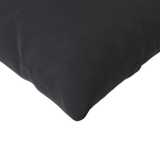 vidaXL Sofa Pillows 2 pcs Black 120 x 40 cm Corduroy Fabric Lucy And Phil Academy Lucy And Phil Academy