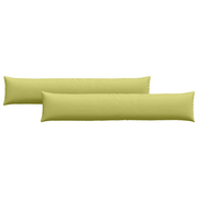vidaXL Sofa Pillows 2 pcs Light Green 200 x 40 cm Fabric Lucy And Phil Academy Lucy And Phil Academy