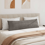 vidaXL Sofa Pillows 2 pcs Light Grey 145 x 40 cm Corduroy Fabric Lucy And Phil Academy Lucy And Phil Academy