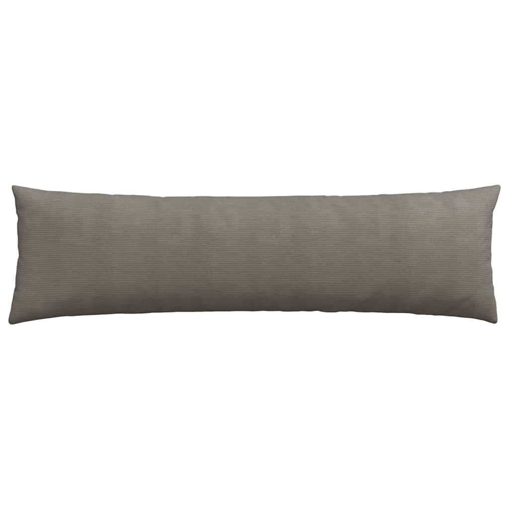 vidaXL Sofa Pillows 2 pcs Light Grey 145 x 40 cm Corduroy Fabric Lucy And Phil Academy Lucy And Phil Academy