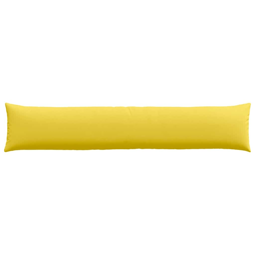 vidaXL Sofa Pillows 2 pcs Light Yellow 200 x 40 cm Fabric Lucy And Phil Academy Lucy And Phil Academy