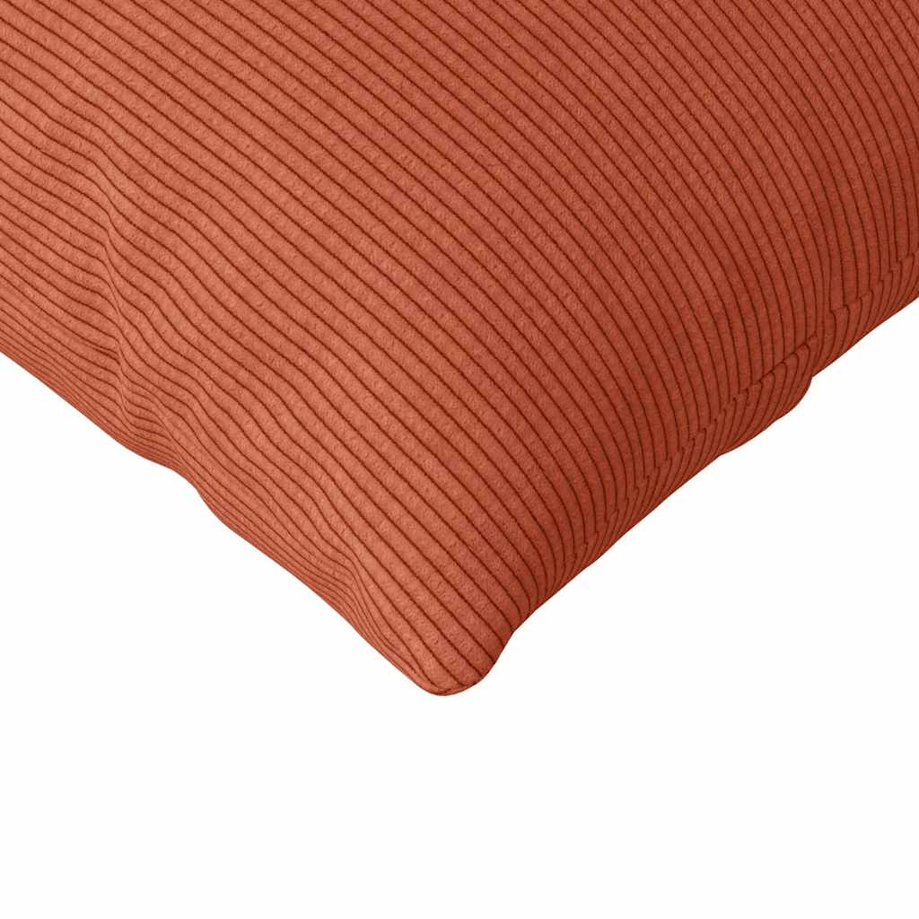 vidaXL Sofa Pillows 2 pcs Red Orange 120 x 40 cm Corduroy Fabric Lucy And Phil Academy Lucy And Phil Academy
