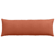 vidaXL Sofa Pillows 2 pcs Red Orange 120 x 40 cm Corduroy Fabric Lucy And Phil Academy Lucy And Phil Academy