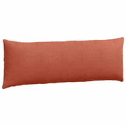vidaXL Sofa Pillows 2 pcs Red Orange 120 x 40 cm Corduroy Fabric Lucy And Phil Academy Lucy And Phil Academy