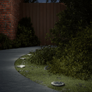 vidaXL Solar Ground Lights with Ground Spikes Outdoor 12 pcs Warm White Lucy And Phil Academy Lucy And Phil Academy