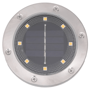 vidaXL Solar Ground Lights with Ground Spikes Outdoor 12 pcs Warm White Lucy And Phil Academy Lucy And Phil Academy