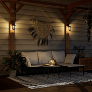 vidaXL Solar Outdoor Wall Lanterns 4 pcs White Lucy And Phil Academy Lucy And Phil Academy