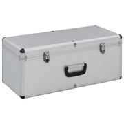 vidaXL Storage Cases 2 pcs Silver Aluminium Lucy And Phil Academy Lucy And Phil Academy