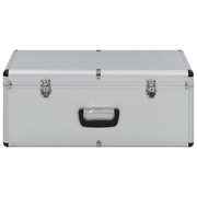 vidaXL Storage Cases 2 pcs Silver Aluminium Lucy And Phil Academy Lucy And Phil Academy