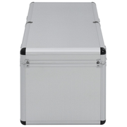 vidaXL Storage Cases 2 pcs Silver Aluminium Lucy And Phil Academy Lucy And Phil Academy