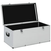 vidaXL Storage Cases 3 pcs Silver Aluminium Lucy And Phil Academy Lucy And Phil Academy