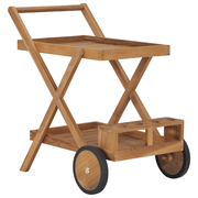 vidaXL Tea Trolley Solid Teak Wood Lucy And Phil Academy Lucy And Phil Academy