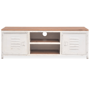 vidaXL TV Cabinet 120x30x40 cm White Lucy And Phil Academy Lucy And Phil Academy