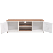 vidaXL TV Cabinet 120x30x40 cm White Lucy And Phil Academy Lucy And Phil Academy