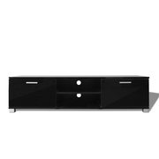 vidaXL TV Cabinet High - Gloss Black 140x40.5x35 cm Lucy And Phil Academy Lucy And Phil Academy