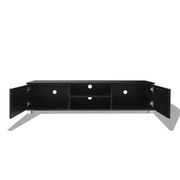vidaXL TV Cabinet High - Gloss Black 140x40.5x35 cm Lucy And Phil Academy Lucy And Phil Academy