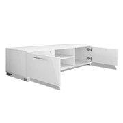 vidaXL TV Cabinet High - Gloss White 120x40.5x35 cm Lucy And Phil Academy Lucy And Phil Academy