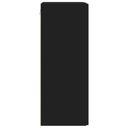 vidaXL TV Wall Cabinet 2 pcs Black 30 x 31 x 80 cm Engineered Wood Lucy And Phil Academy Lucy And Phil Academy