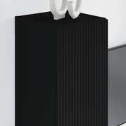 vidaXL TV Wall Cabinet 2 pcs Black 30 x 31 x 80 cm Engineered Wood Lucy And Phil Academy Lucy And Phil Academy