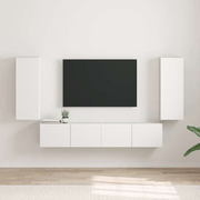 vidaXL TV Wall Cabinet 2 pcs White 30 x 31 x 80 cm Engineered Wood Lucy And Phil Academy Lucy And Phil Academy