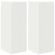 vidaXL TV Wall Cabinet 2 pcs White 30 x 31 x 80 cm Engineered Wood Lucy And Phil Academy Lucy And Phil Academy