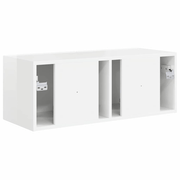 vidaXL TV Wall Cabinet Gloss White 78.5 x 31 x 29.5 cm Engineered Wood Lucy And Phil Academy Lucy And Phil Academy