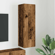 vidaXL TV Wall Cabinet Old Wood 30 x 31 x 100 cm Engineered Wood Lucy And Phil Academy Lucy And Phil Academy