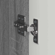 vidaXL TV Wall Cabinet Wall - mounted 2 pcs Grey Sonoma 30 x 31 x 100 cm Lucy And Phil Academy Lucy And Phil Academy