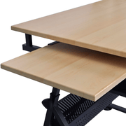 vidaXL Two Drawers Tiltable Tabletop Drawing Table with Stool Lucy And Phil Academy Lucy And Phil Academy