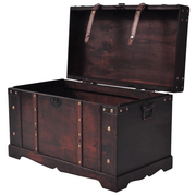 vidaXL Vintage Treasure Chest Wood 66x38x40 cm Lucy And Phil Academy Lucy And Phil Academy