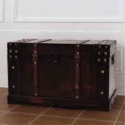 vidaXL Vintage Treasure Chest Wood 66x38x40 cm Lucy And Phil Academy Lucy And Phil Academy