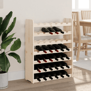 vidaXL Wine Rack 67.5x25x87 cm Solid Wood Pine Lucy And Phil Academy Lucy And Phil Academy