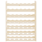 vidaXL Wine Rack 67.5x25x87 cm Solid Wood Pine Lucy And Phil Academy Lucy And Phil Academy