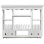 vidaXL Wooden Kitchen Wall Cabinet White Lucy And Phil Academy Lucy And Phil Academy