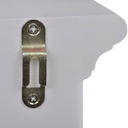 vidaXL Wooden Kitchen Wall Cabinet with Glass Door White Lucy And Phil Academy Lucy And Phil Academy